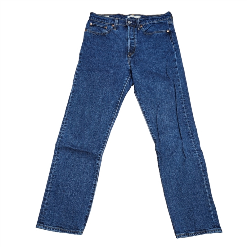 Levis Premium Wedgie Straight Jeans Women's Size 30 Button Fly Bottoms